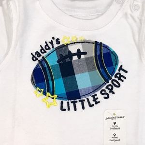 Football Graphic Bodysuit one-piece Infant 9 mos